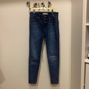 Madewell 9” inch high rise skinny jeans